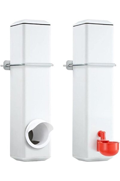 mastergold Automatic 4L Poultry and Bird Feeder & Waterer - Gravity Design, UV-Resistant