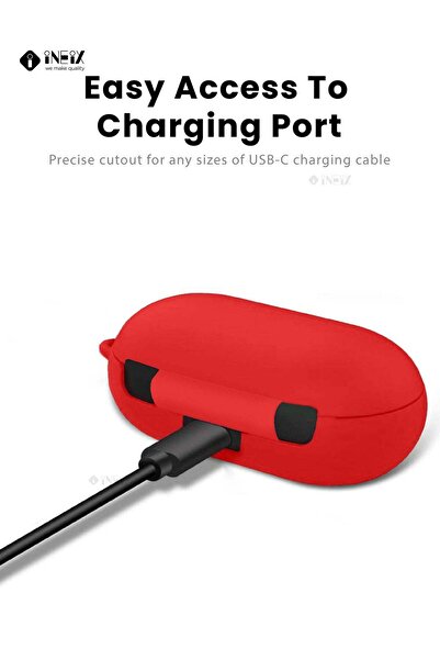 ineix Soft Silicone Case Cover For Samsung Galaxy Buds Plus and Galaxy Buds