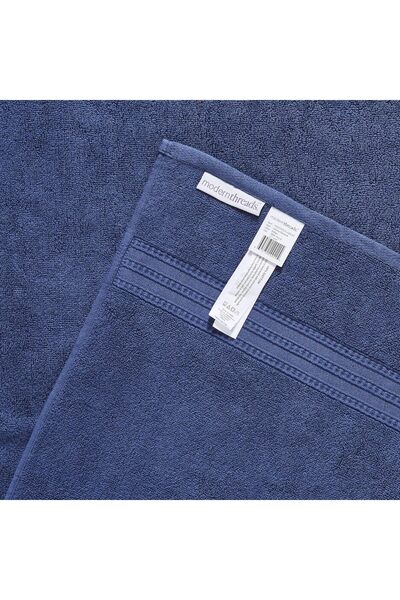 Modern Threads Jacquard 6-Piece Reversible Damask Towel Set - Indigo