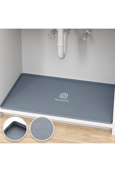 Generic Under-sink Mat by Bandatop, 71×56 cm Silicone Waterproof Liner for Kitchen/Bathroom