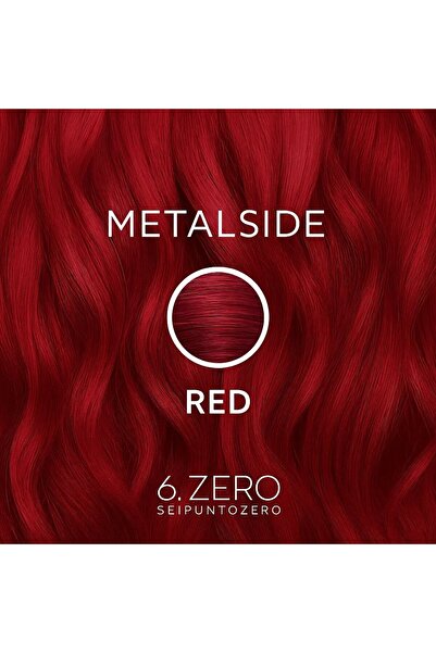 6.Zero Professional, permanent hair dye, MetalSide Red 100 ml