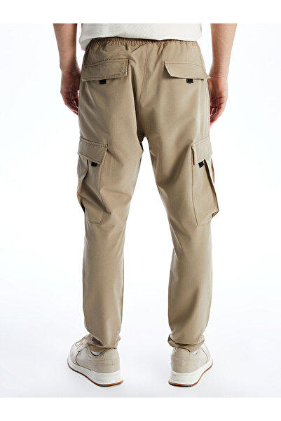 LC Waikiki Ανδρικό αθλητικό παντελόνι XSIDE ACTIVE Beige εφαρμοστό