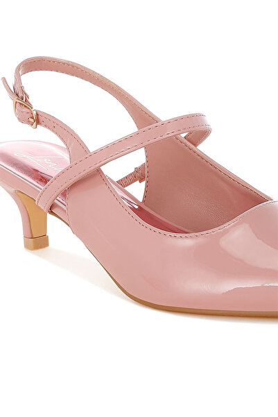 london Rag Women Kitten Heel Slingback Sandals in Pink