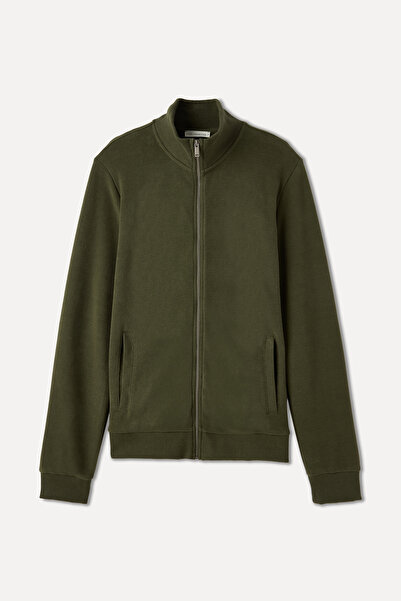 Mudo HIGH COLLAR ZIPPER SWEATSHIRT