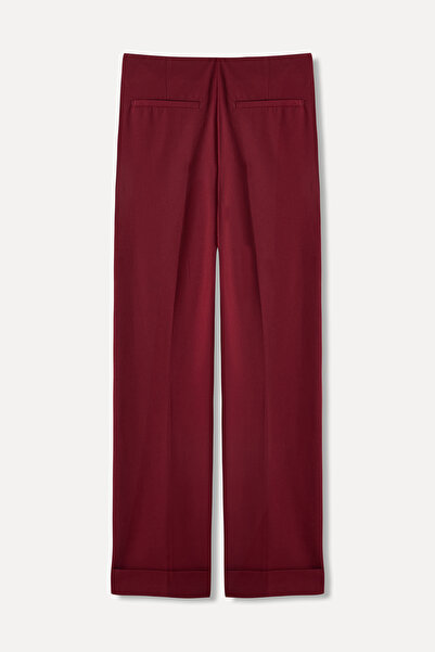 Mudo Straight Fit Pleat Detail Pants