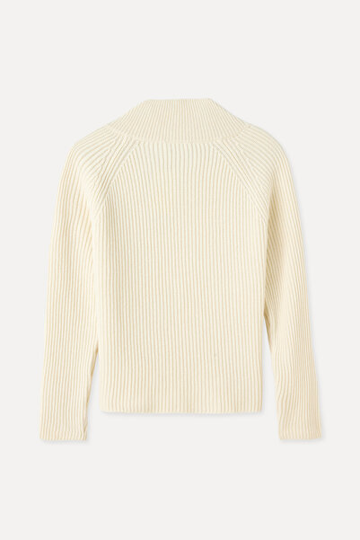 Mudo Double Collar Wool Blend Sweater