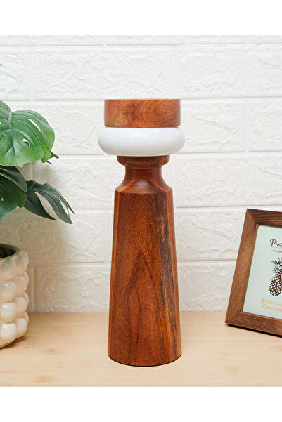 REDTAG حامل شموع عمودي بني ميدمود