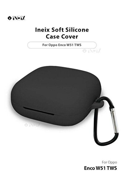 ineix غطاء سيليكون ناعم لسماعات Oppo Enco W51 TWS