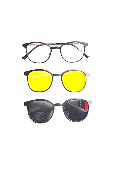 Avva 2127 C1 Polarized & Anti-Far Clip-On Unisex Sunglasses