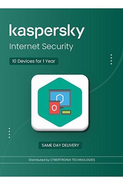 KASPERSKY Internet Security | 10 Devices for 1 Year | 2025 | Digital License | Same Day Delivery