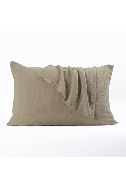 Püskül Luxury Muslin Pillowcase 2 Pieces - 100% Cotton, 2-Layer, High Quality Muslin Pillowcase Set
