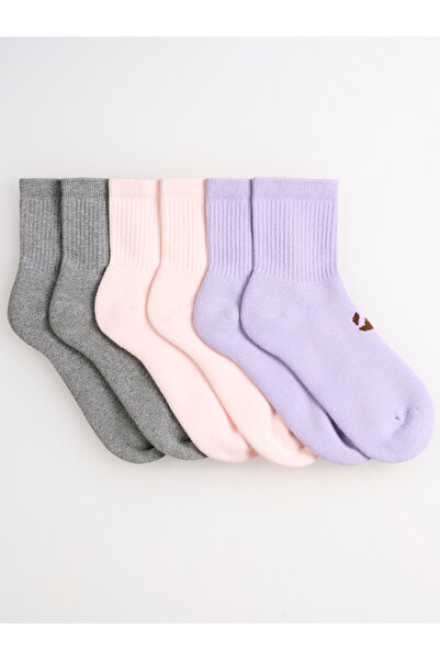 MONSIEUR CHAUSSETTE 6-Pack Havlu Soket Kadın Çorap | Organik Pamuklu | Yumuşa...