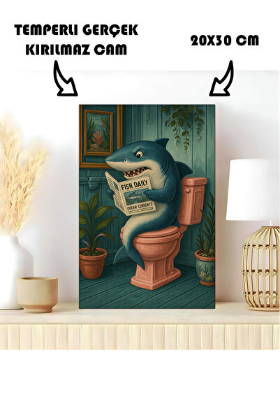 Harika bir ev STOL U KUPATILU STAKLENI STOL AJKULA KOJA PRAVI WC ZA KUPATILU ...