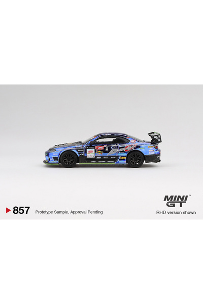 mini gt 857 1/64 Nissan Silvia (S15) D-MAX #46 D-MAX Racing 2023 D1 Grand Prix - Blister Paket