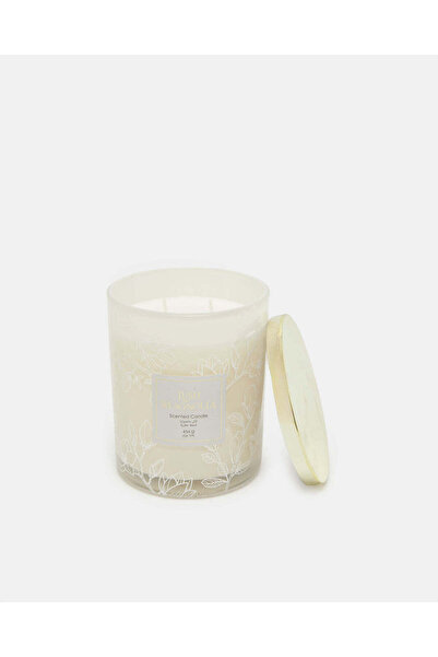 REDTAG Lush Magnolia Printed Candle Jar With Lid (454G)