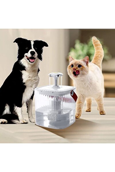 YESMAX Cat Water Fountain 1.8L Pet Dog Water Dispenser Supply Automatic Pump Animal Drink Water Filter