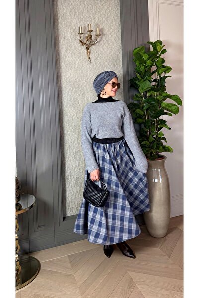 Yame Plaid Flawed Skirt