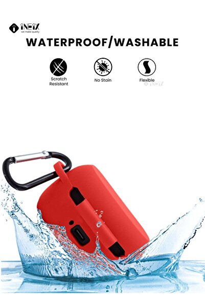 ineix Soft Silicone Case Cover For Jabra Elite Active 75t Earbuds