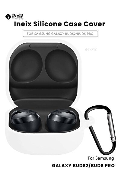 ineix Soft Silicone Case Cover For Samsung Galaxy Buds Pro, Buds 2