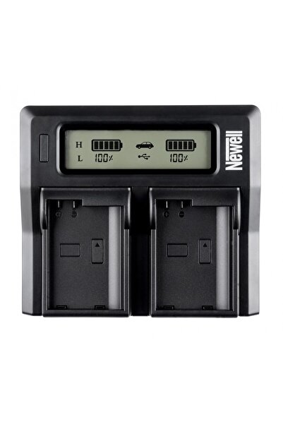 Newell Dual DC-LCD charger for Sony NP-F, NP-FM batteries