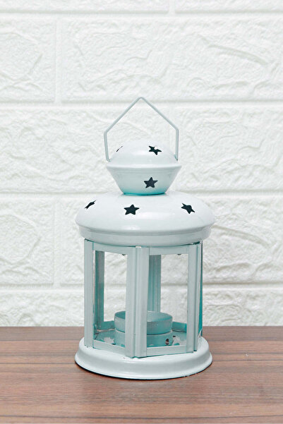 REDTAG Teal Embellished Metal Lantern