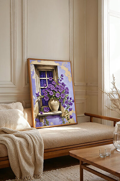 Dekorsiahome Masa dintr-o bucată cu cadru din lemn pentru sufragerie, sufrage...