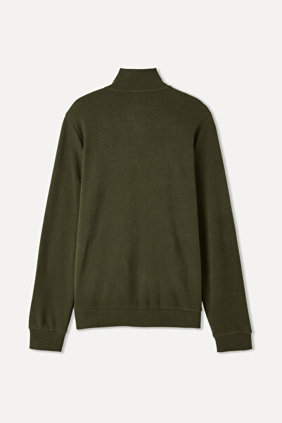 Mudo HIGH COLLAR ZIPPER SWEATSHIRT