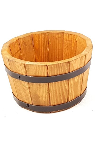 Other Ghiveci de flori din pin 28xH17 stejar negru