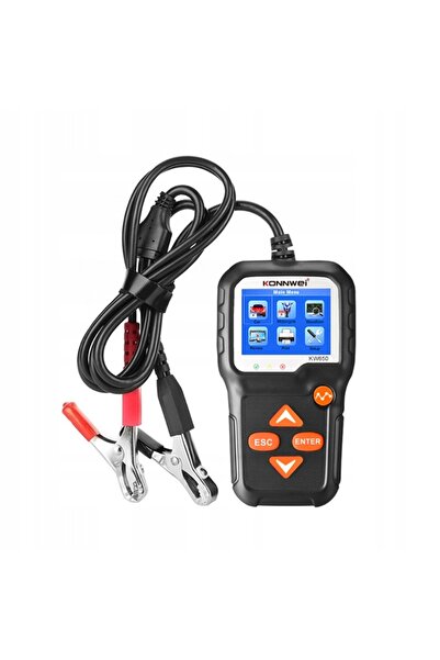 Other Konnwei KW650 LCD Battery Tester Digital Meter 6V 12V Polish Menu