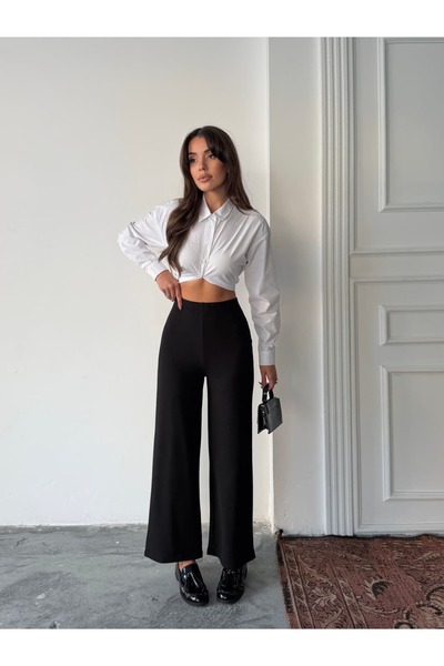 mydukkan.co Waist Inside Rubber Fabric Pants