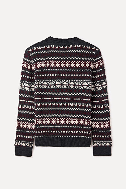 Mudo Jacquard Cycling Collar Sweater