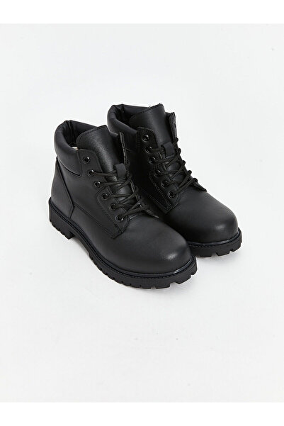 LC Waikiki Azestrend Yeni Sezon Bağcıklı Deri Görünümlü Erkek Bot