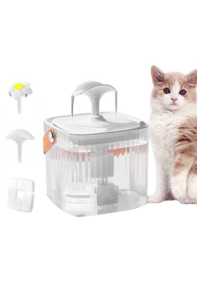 YESMAX Cat Water Fountain 1.8L Pet Dog Water Dispenser Supply Automatic Pump Animal Drink Water Filter