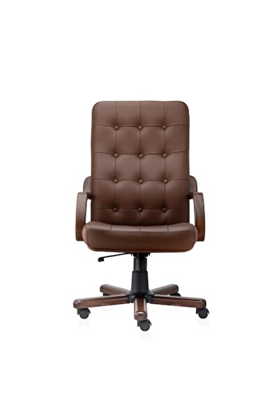 Five Store ATLAS EXTRA executive chair genuine leather, Dark Brown
