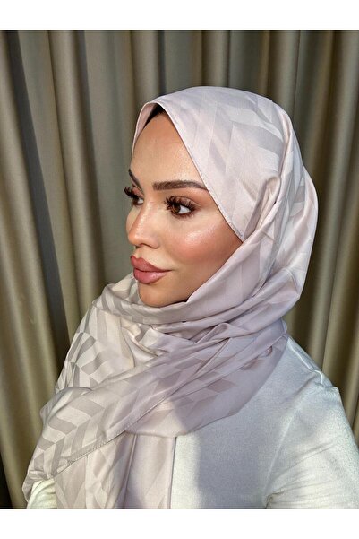 VIEN POLO Yaprak Desenli Jakar Şal - Zarif ve Şık Dokuma Model