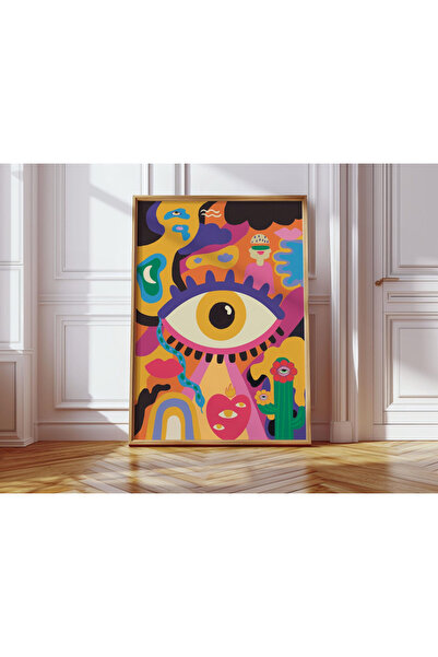 woodhomeworks Ένα τεμάχιο Διακόσμηση γραφείου σαλονιού ζωγραφική Vrynt