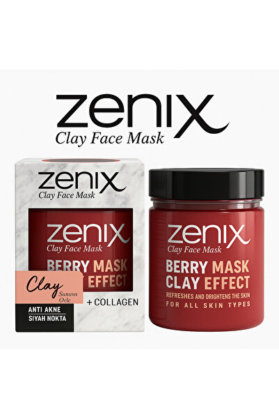 Zenix Clay Yüz Maskesi Berry