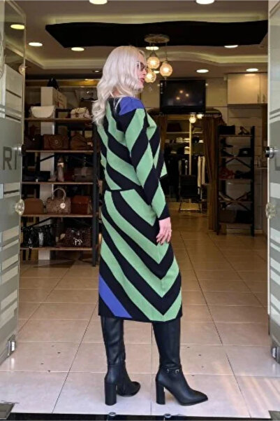 Unique STRIPED KNITWEAR SKIRT