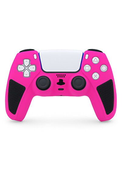 cosmostech Ps5 Dualsense Joystick Koruyucu Silikon Kılıf Pembe-Siyah – Yüksek...