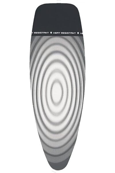Brabantia Ironing Board Cover Size D (135×45 cm) Titan Oval, 100% Cotton, 2mm...