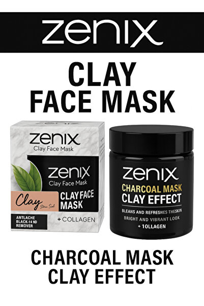 Zenix Clay Yüz Maskesi Black