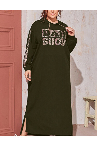 Sheya Shein Curve+ maxi dress, khaki