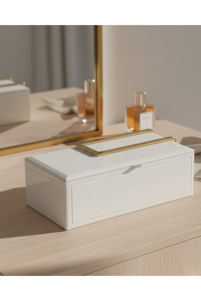 REDTAG Decorative Glass Jewellery Box (L)