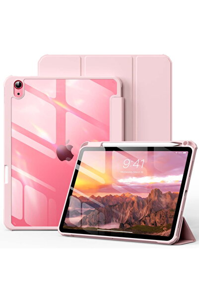 HYX Case for iPad 11th Gen (A16) 11 in 2025 & iPad 10th Gen 10.9 in 2022 with Pencil Holder - Pink