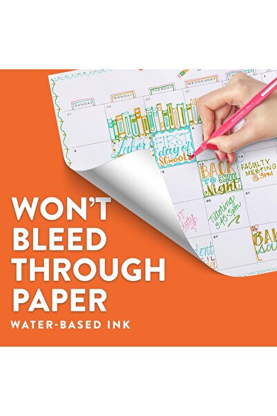 Generic Paper Mate Flair Felt Tip Pens, Medium Tip (0.7 mm), Blue, Pack of 12