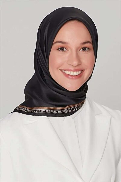 Armine Eșarfă de mătase Nostalgie - 8432-31 Twill negru