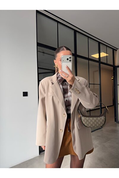 BB Bensu Buyruk ΜΕΓΑΛΟ ΜΕΓΕΘΟΣ ΜΠΛΕΖΕΡ ΣΕ ΧΡΩΜΑ ΠΕΤΡΑ