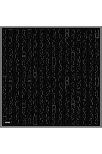 Armine Eșarfă de mătase Nostalgia - 8925-48 Negru Gri Twill