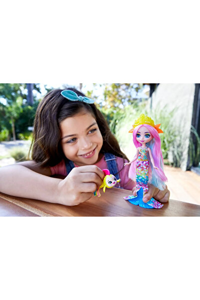 Enchantimals Doll & Pet - Radia Rainbow Fish & Flo