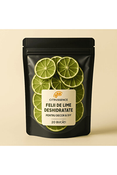 Citrusence Artisanal dehydrated lime slices 100 grams